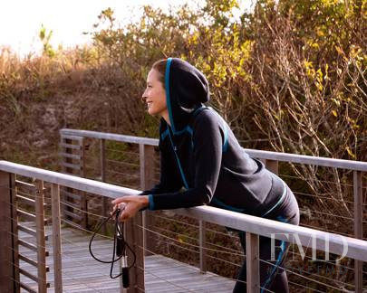 Christy Turlington featured in  the Loro Piana Wellness advertisement for Autumn/Winter 2020