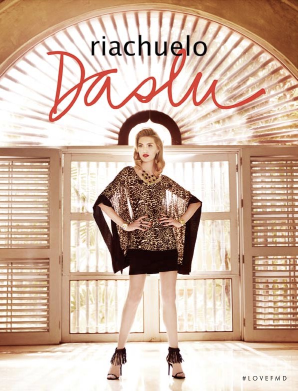 Thairine García featured in  the Riachuelo + Daslu advertisement for Spring/Summer 2013