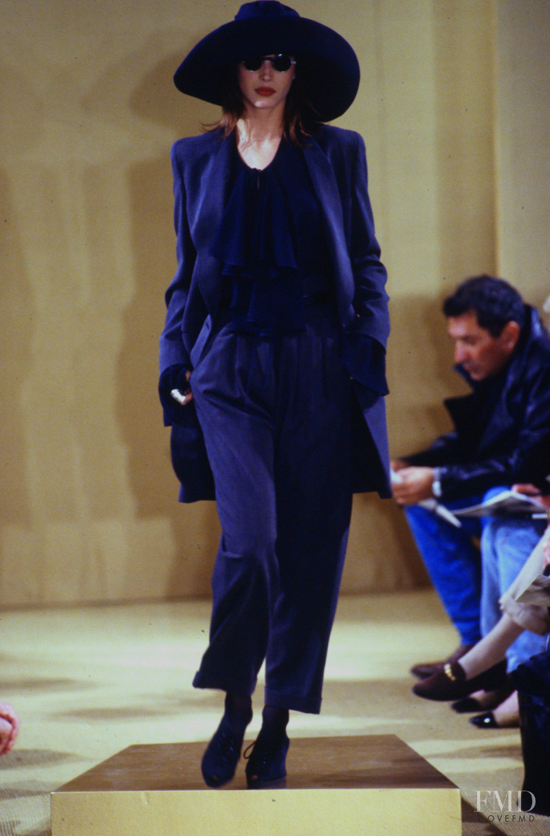 Christy Turlington featured in  the Donna Karan New York fashion show for Spring/Summer 1993