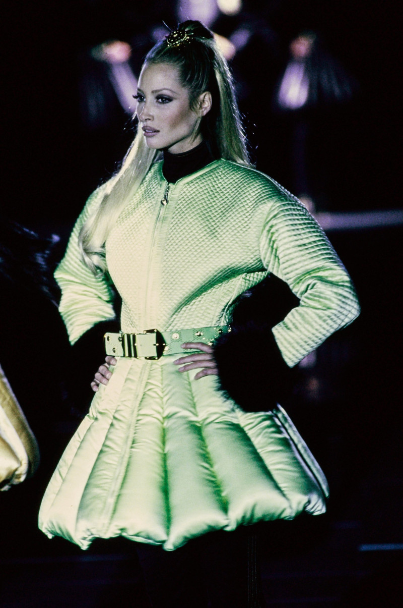 Christy Turlington featured in  the Versace fashion show for Autumn/Winter 1992