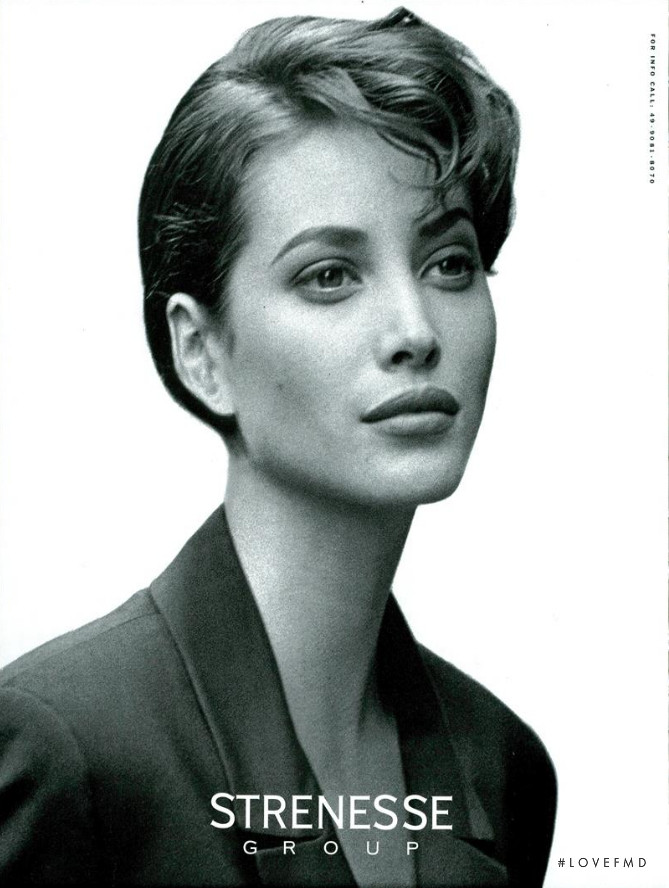 Christy Turlington featured in  the Strenesse Gabriele Strehle advertisement for Autumn/Winter 2021