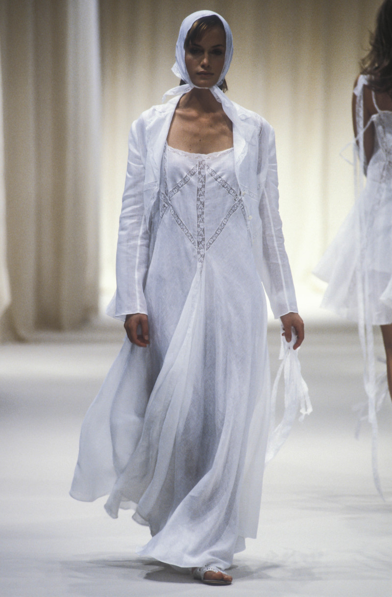 Amber Valletta featured in  the Alberta Ferretti fashion show for Spring/Summer 1994
