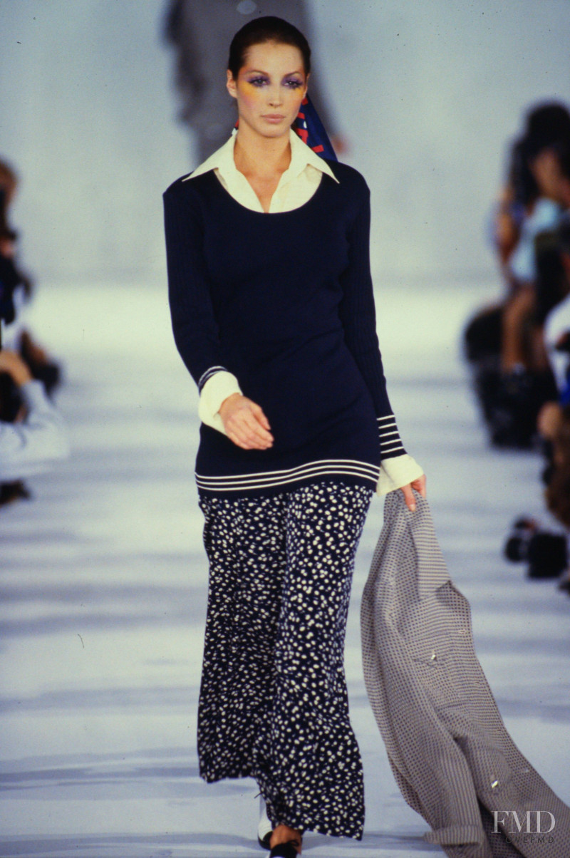 Christy Turlington featured in  the Isaac Mizrahi fashion show for Spring/Summer 1993