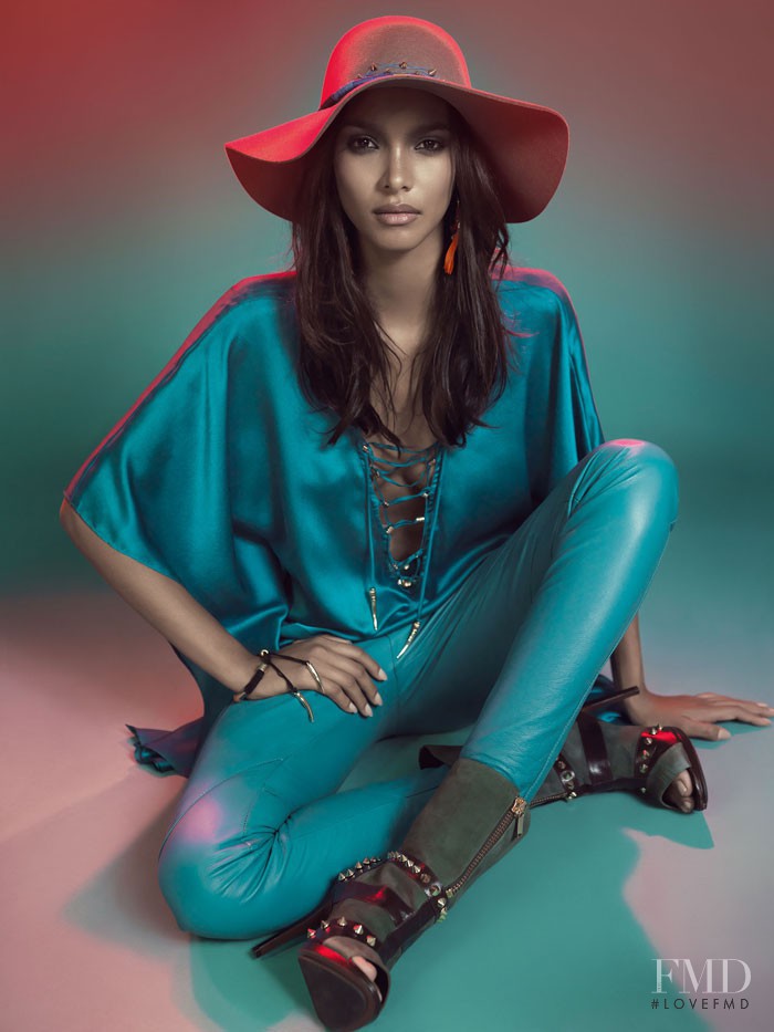 Lais Ribeiro featured in  the Lilly Sarti advertisement for Spring/Summer 2013