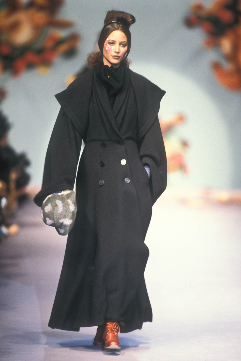 Christy Turlington featured in  the Chloe fashion show for Autumn/Winter 1993