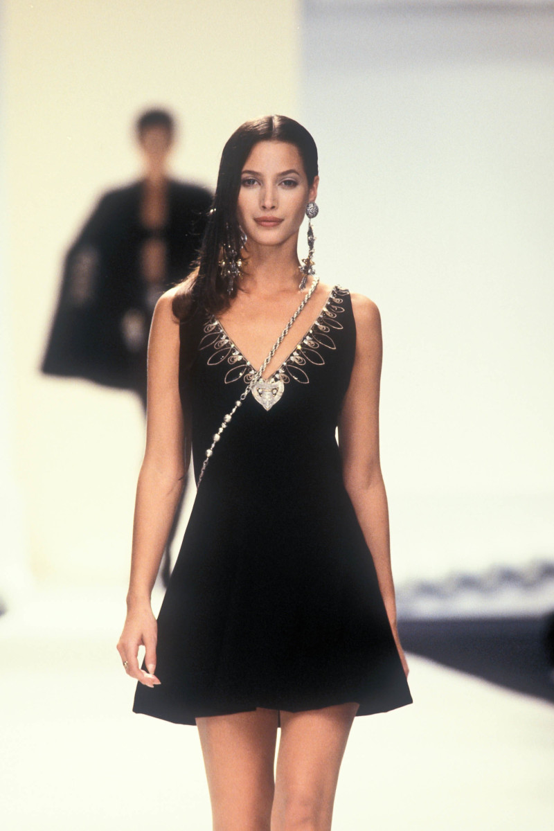 Christy Turlington featured in  the Christian Dior fashion show for Spring/Summer 1994