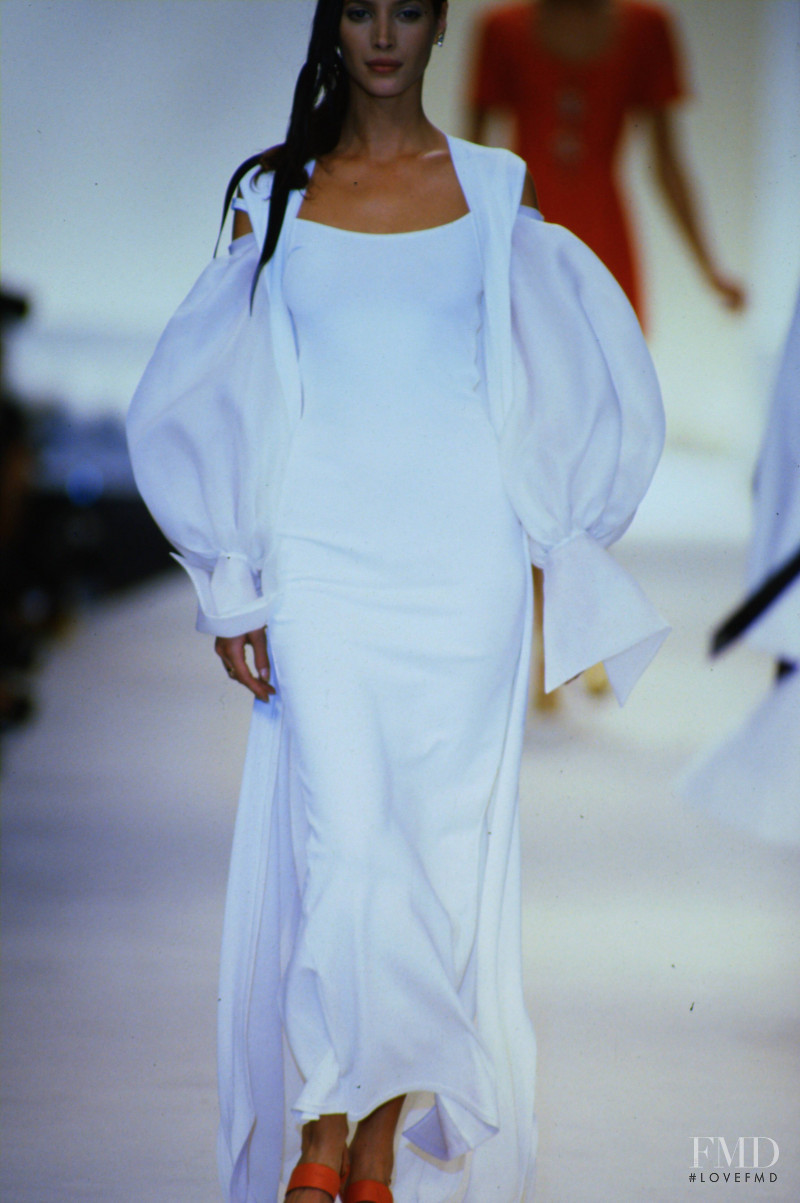 Christy Turlington featured in  the Christian Dior fashion show for Spring/Summer 1994