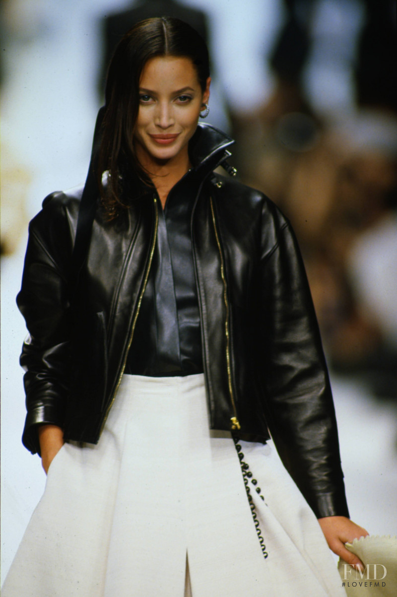 Christy Turlington featured in  the Christian Dior fashion show for Spring/Summer 1994