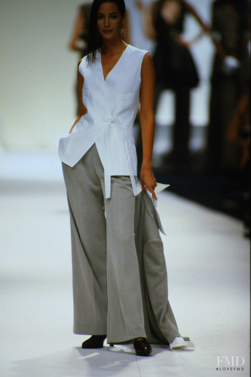 Christy Turlington featured in  the Christian Dior fashion show for Spring/Summer 1994
