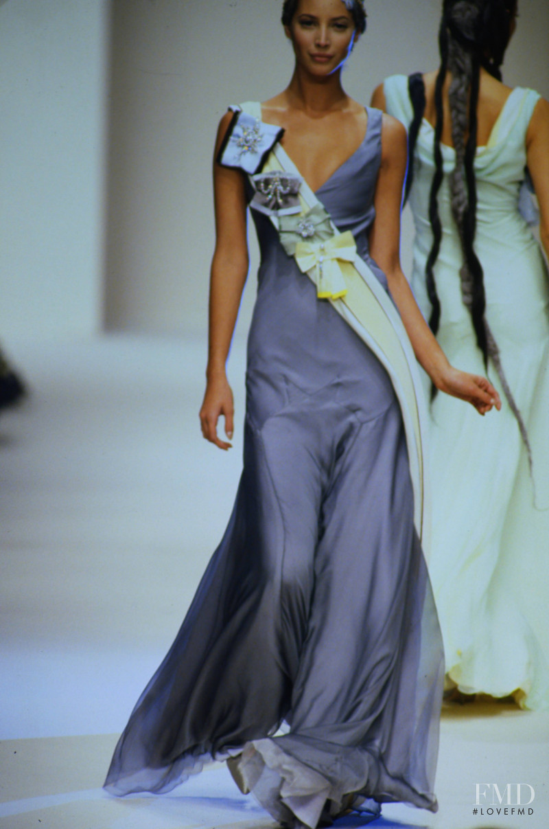 Christy Turlington featured in  the John Galliano fashion show for Spring/Summer 1994