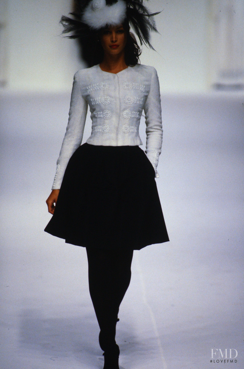 Christy Turlington featured in  the Chanel Haute Couture fashion show for Autumn/Winter 1994