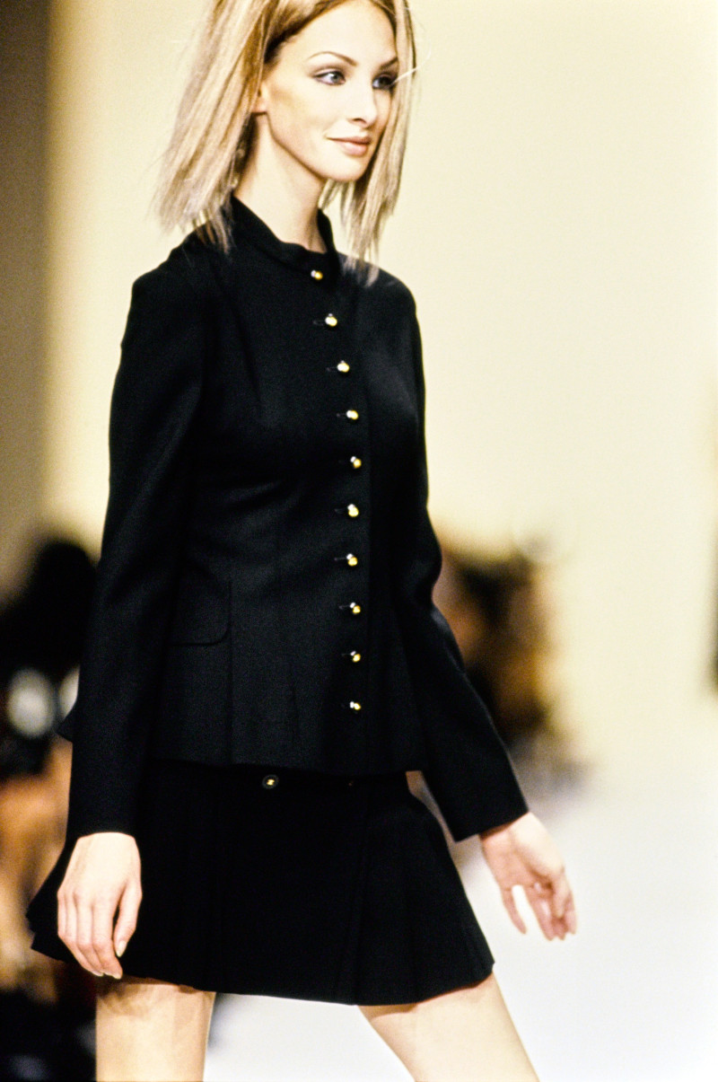 Debbie Deitering featured in  the Chanel fashion show for Spring/Summer 1994