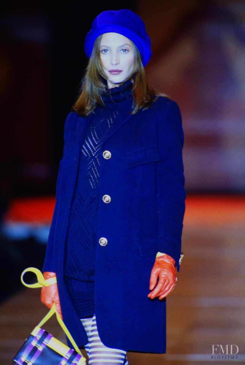 Christy Turlington featured in  the Versace fashion show for Autumn/Winter 1993