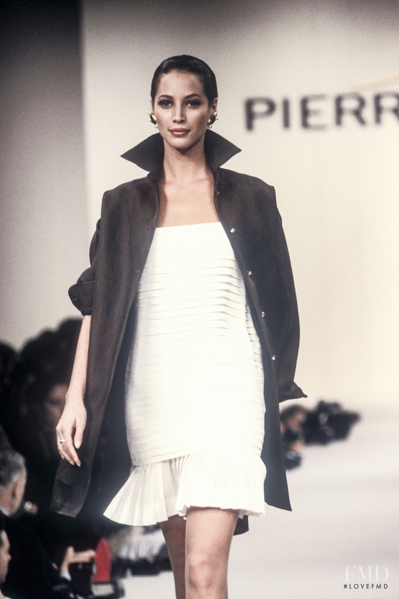 Christy Turlington featured in  the Pierre Balmain fashion show for Spring/Summer 1994