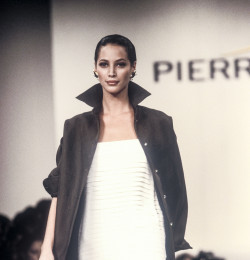 the original supermodels — Pierre Balmain - Spring 1994 Couture
