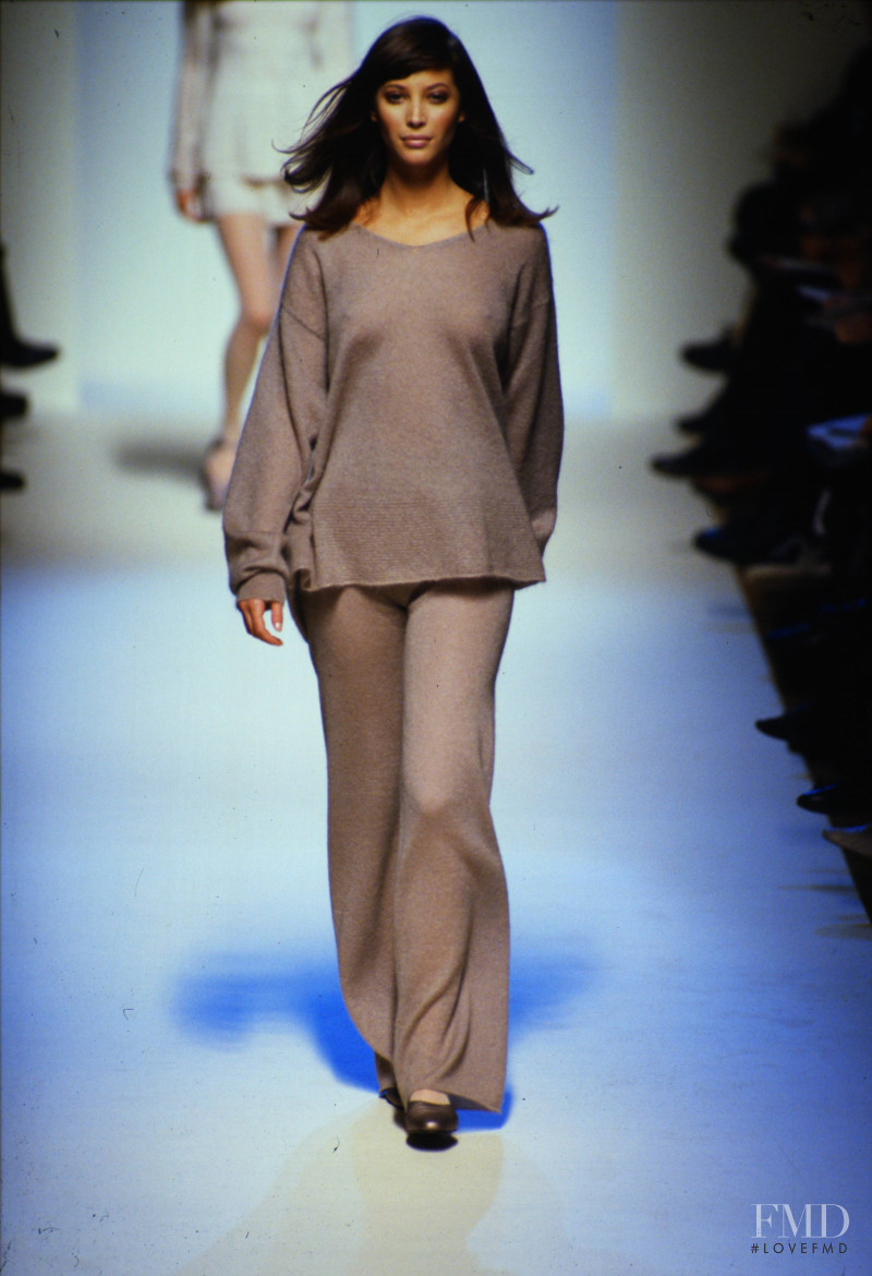 Christy Turlington featured in  the Jil Sander fashion show for Autumn/Winter 1994