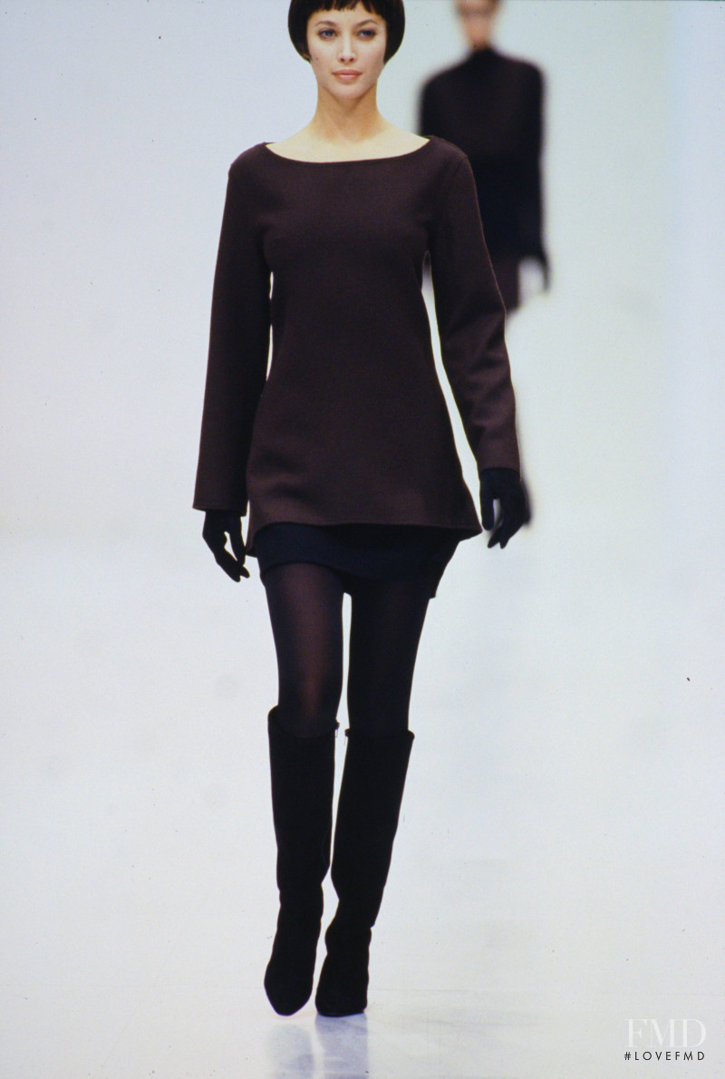 Christy Turlington featured in  the Genny fashion show for Autumn/Winter 1994