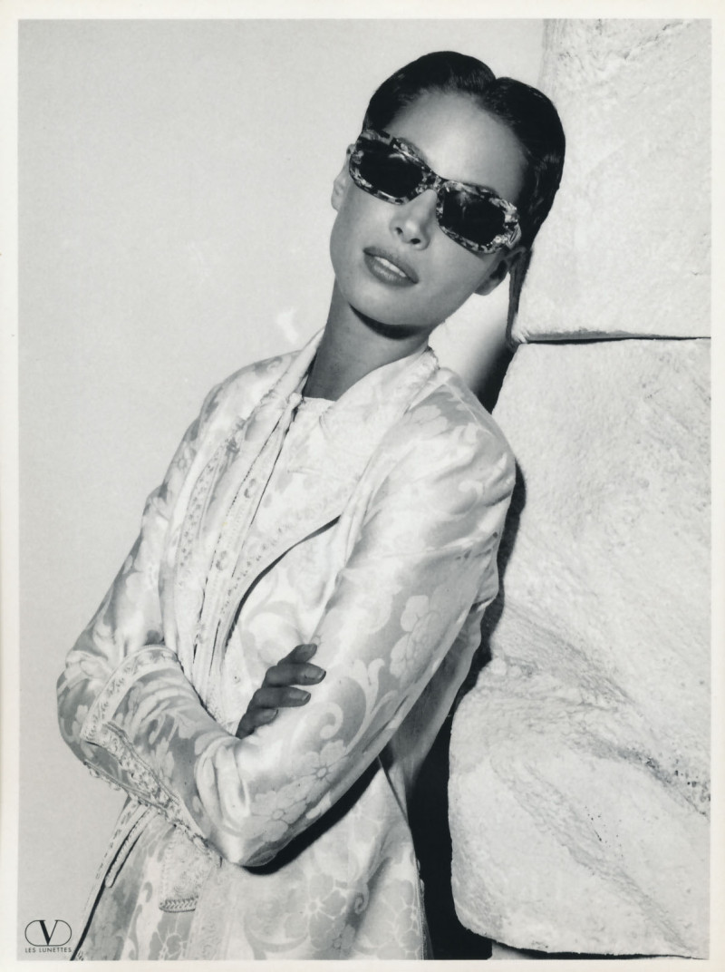 Christy Turlington featured in  the Valentino Very advertisement for Spring/Summer 1994