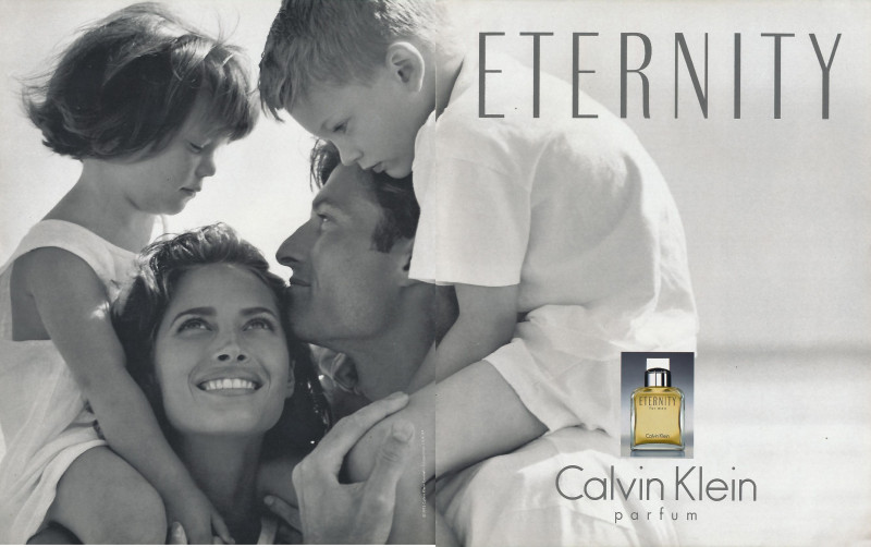 Christy Turlington featured in  the Calvin Klein Fragrance Eternity advertisement for Spring/Summer 1993