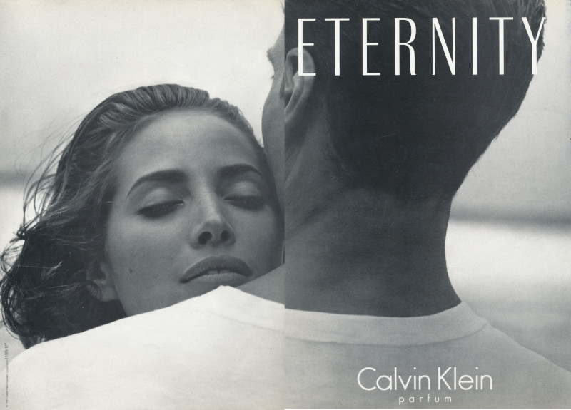 Christy Turlington featured in  the Calvin Klein Fragrance Eternity advertisement for Spring/Summer 1993