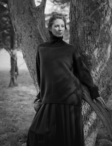 Christy Turlington featured in  the TIINA the STORE advertisement for Winter 2019