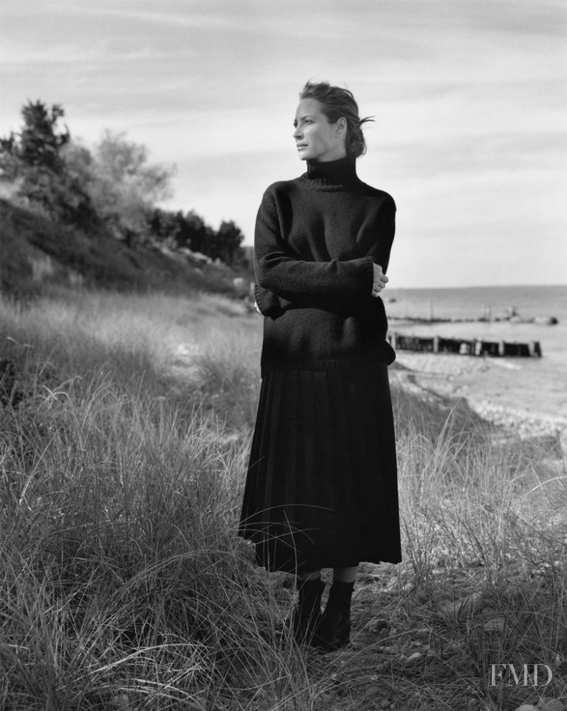 Christy Turlington featured in  the TIINA the STORE advertisement for Winter 2019