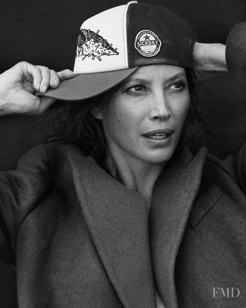 Christy Turlington featured in  the Homme Girls advertisement for Autumn/Winter 2019