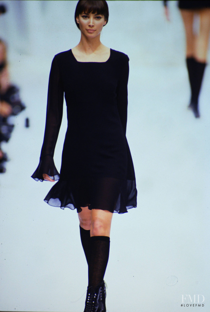 Christy Turlington featured in  the Complice by Genny fashion show for Autumn/Winter 1994