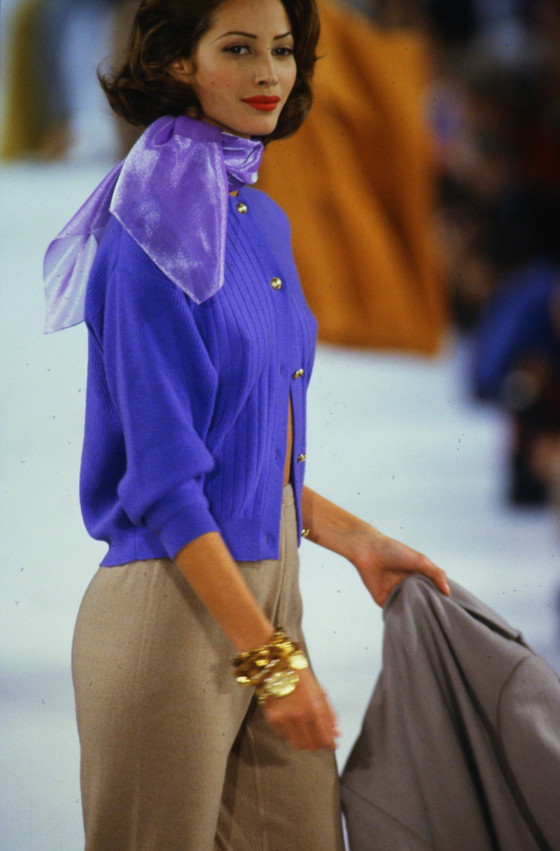 Christy Turlington featured in  the Isaac Mizrahi fashion show for Spring/Summer 1992