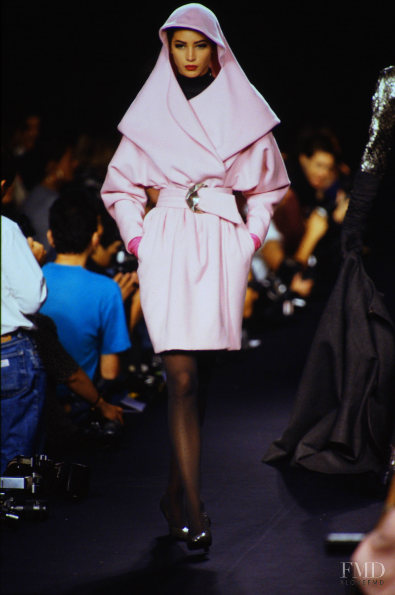 Christy Turlington featured in  the Lanvin fashion show for Autumn/Winter 1990