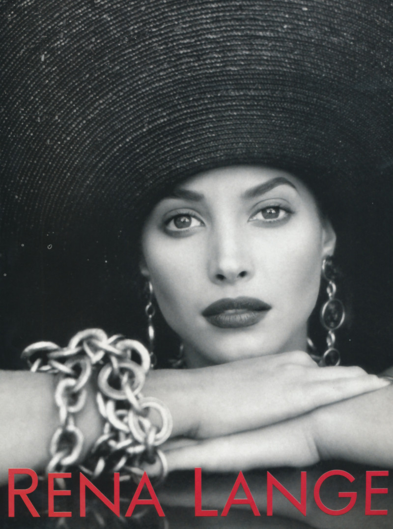 Christy Turlington featured in  the Rena Lange advertisement for Spring/Summer 1994