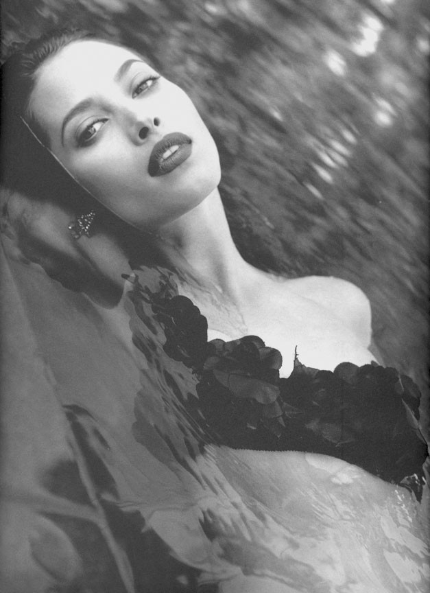 Christy Turlington featured in  the Rena Lange advertisement for Spring/Summer 1994