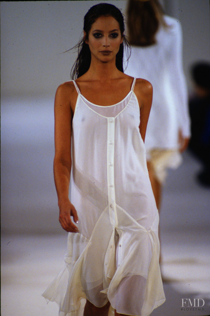 Christy Turlington featured in  the Mark Eisen fashion show for Spring/Summer 1994