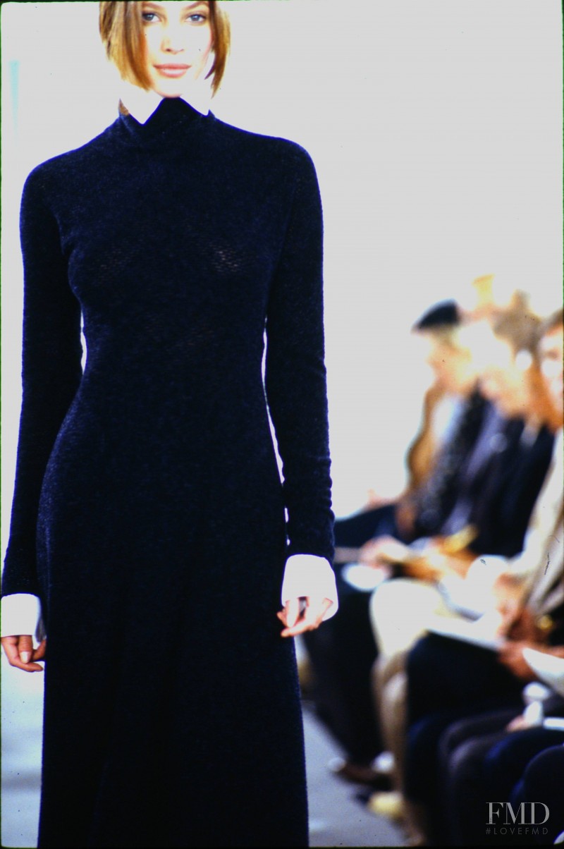 Christy Turlington featured in  the Michael Kors Collection fashion show for Autumn/Winter 1993