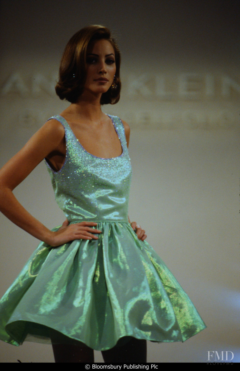 Christy Turlington featured in  the Anne Klein fashion show for Spring/Summer 1992