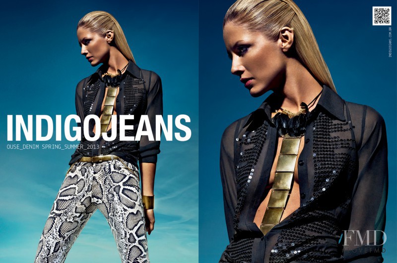 Ana Claudia Michels featured in  the Indigo Jeans advertisement for Spring/Summer 2013