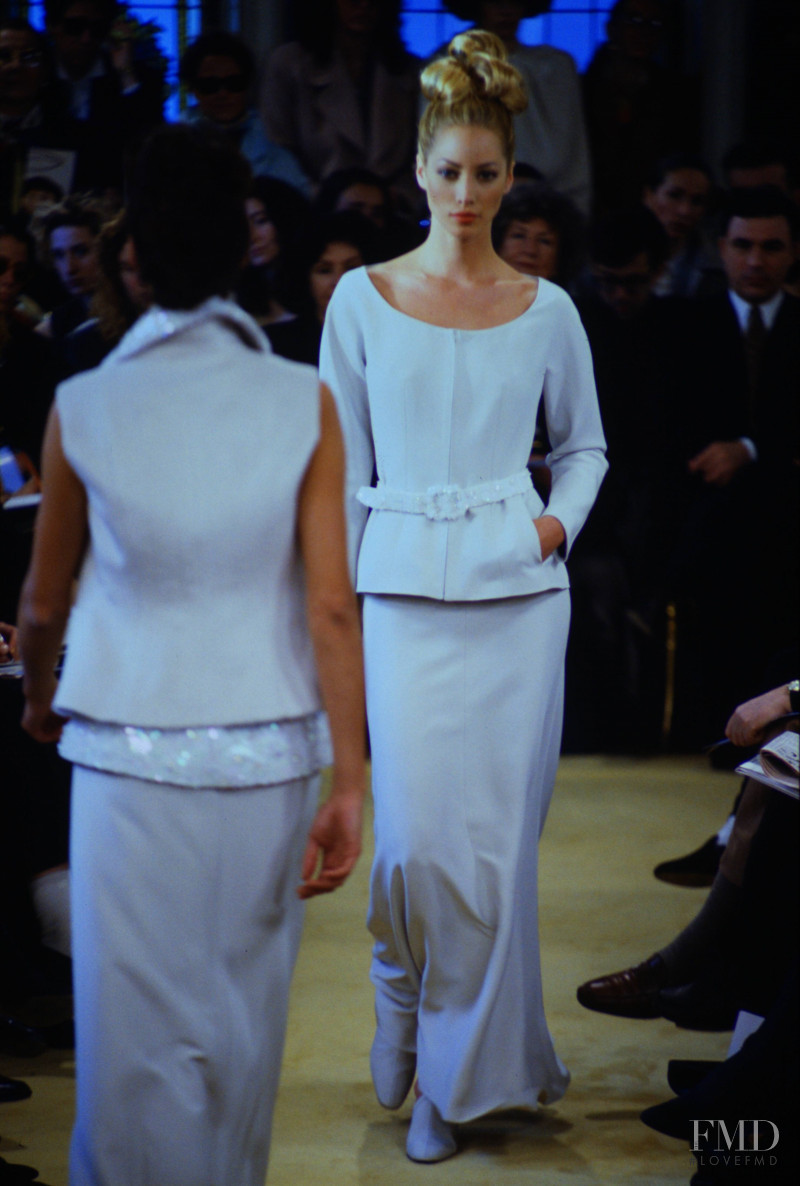 Christy Turlington featured in  the Prada fashion show for Autumn/Winter 1992