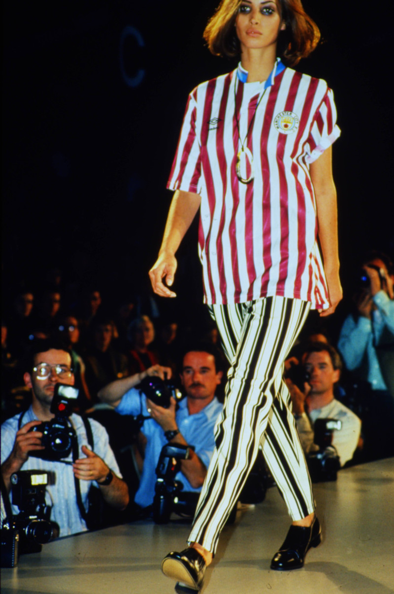 Christy Turlington featured in  the John Galliano fashion show for Spring/Summer 1990