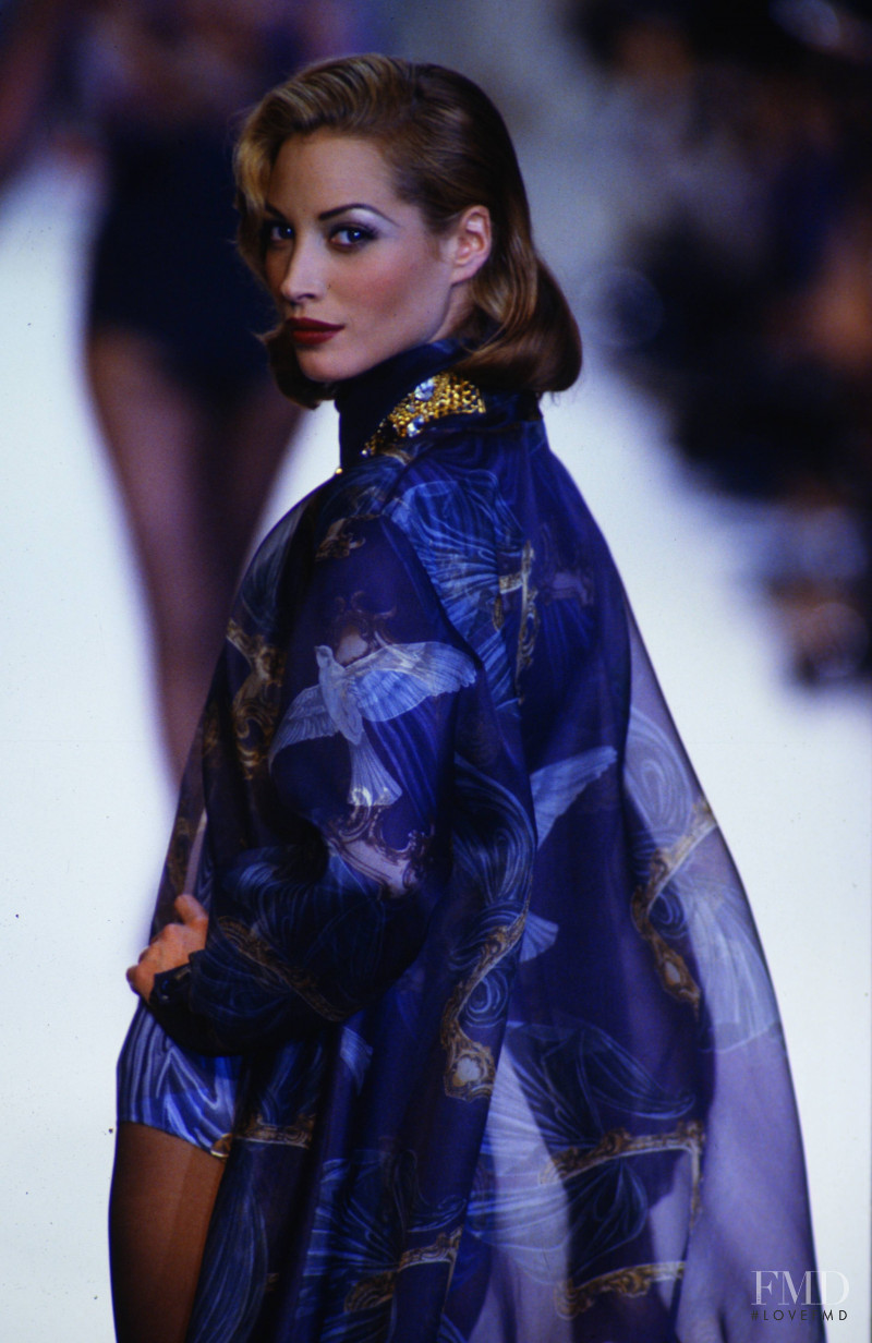 Christy Turlington featured in  the Chloe fashion show for Spring/Summer 1992