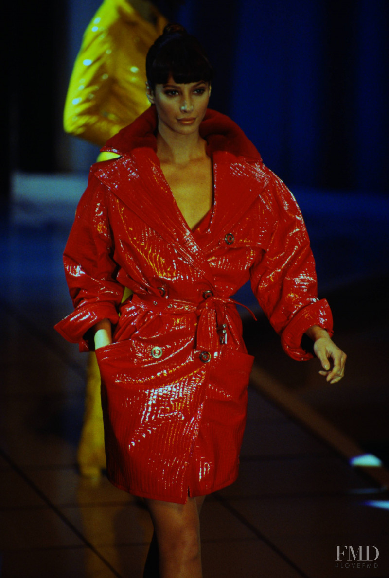 Christy Turlington featured in  the Versace fashion show for Autumn/Winter 1994