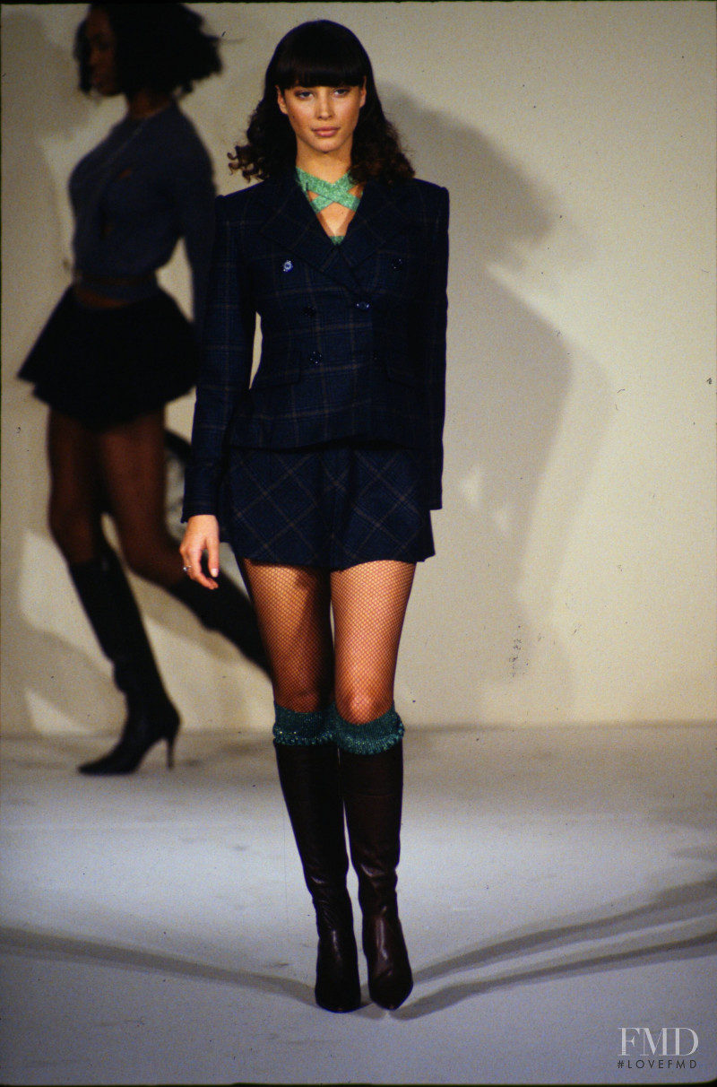 Christy Turlington featured in  the Marc Jacobs fashion show for Autumn/Winter 1994