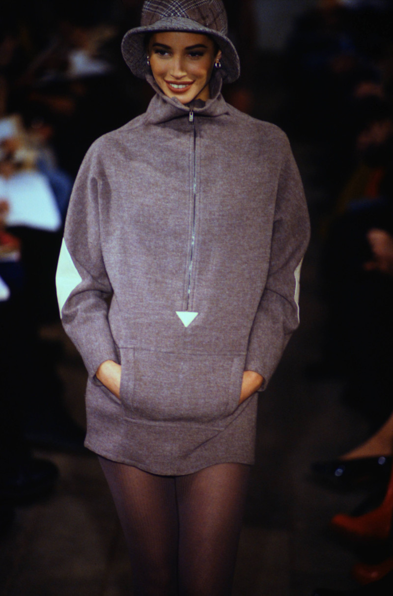 Christy Turlington featured in  the Gordon Henderson fashion show for Autumn/Winter 1990