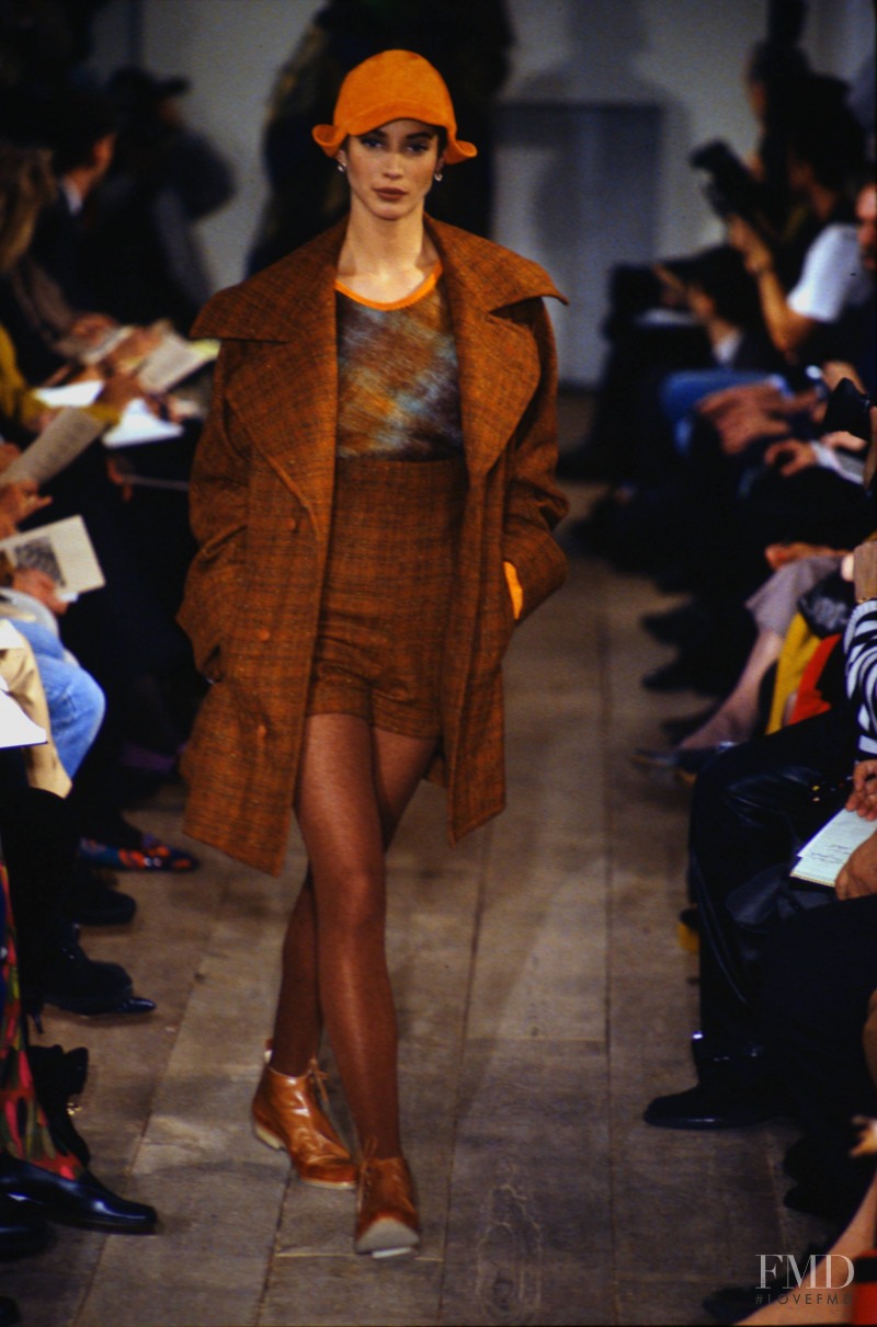 Christy Turlington featured in  the Gordon Henderson fashion show for Autumn/Winter 1990