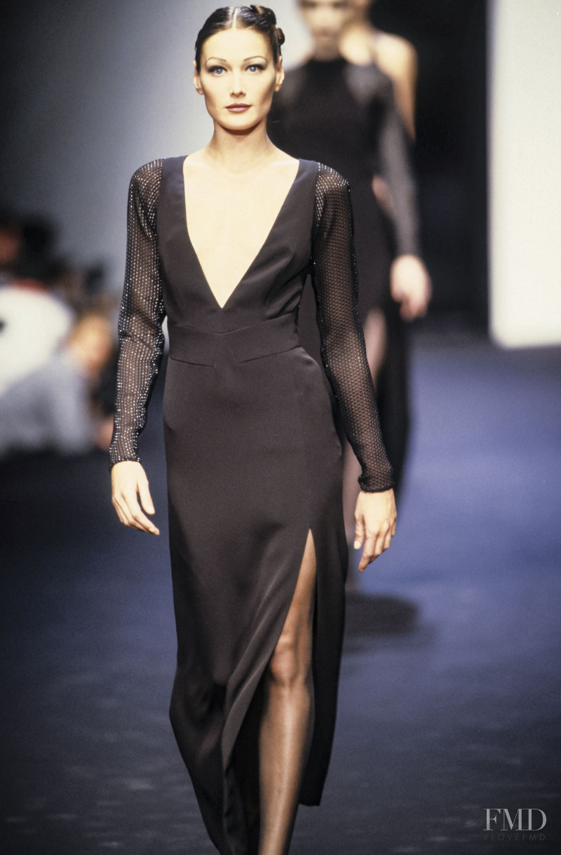 Carla Bruni featured in  the Lanvin fashion show for Autumn/Winter 1993