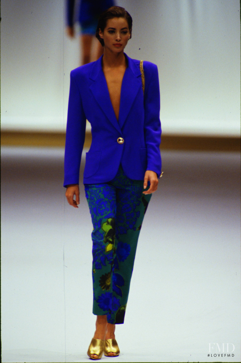 Christy Turlington featured in  the Genny fashion show for Spring/Summer 1991