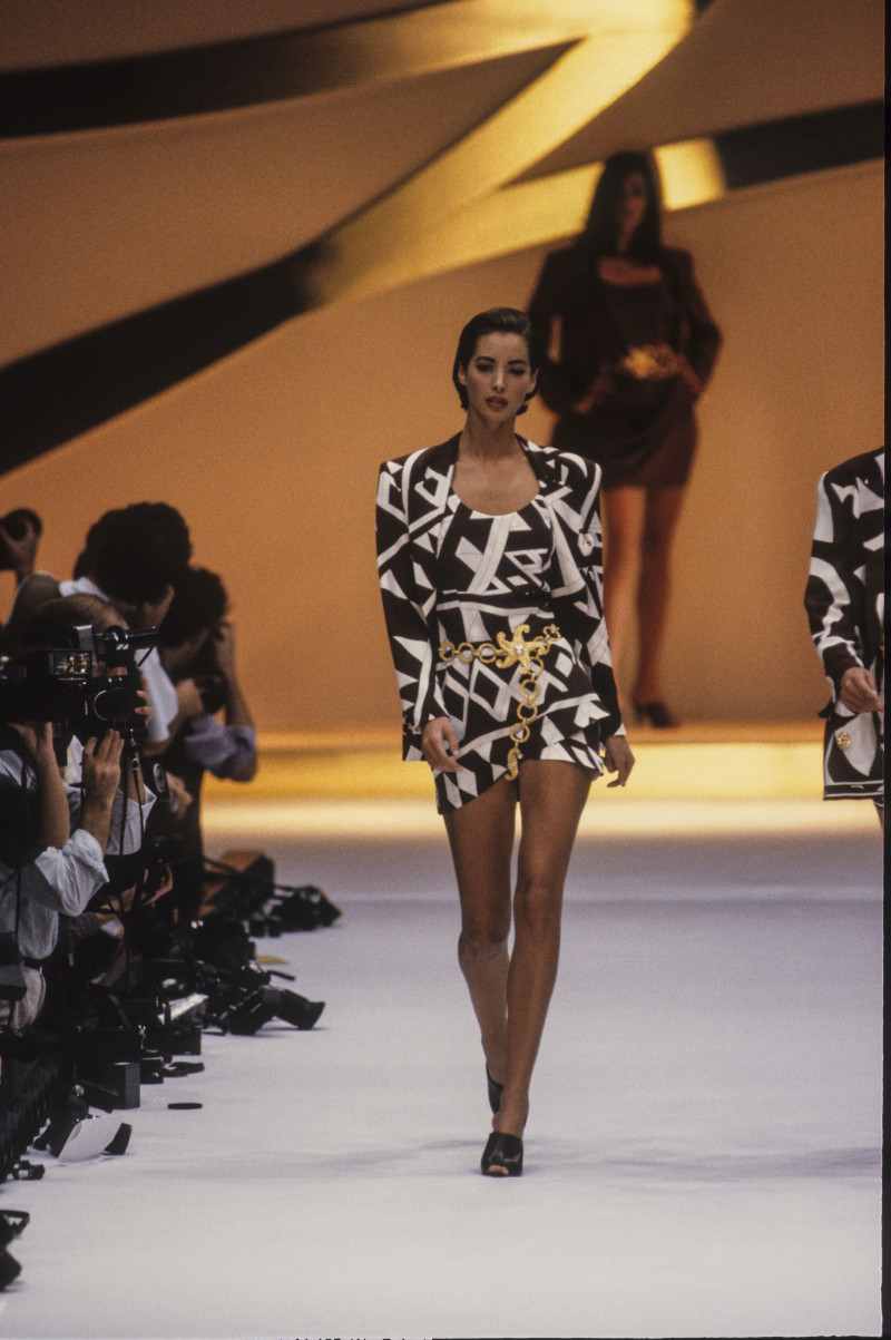 Christy Turlington featured in  the Genny fashion show for Spring/Summer 1991