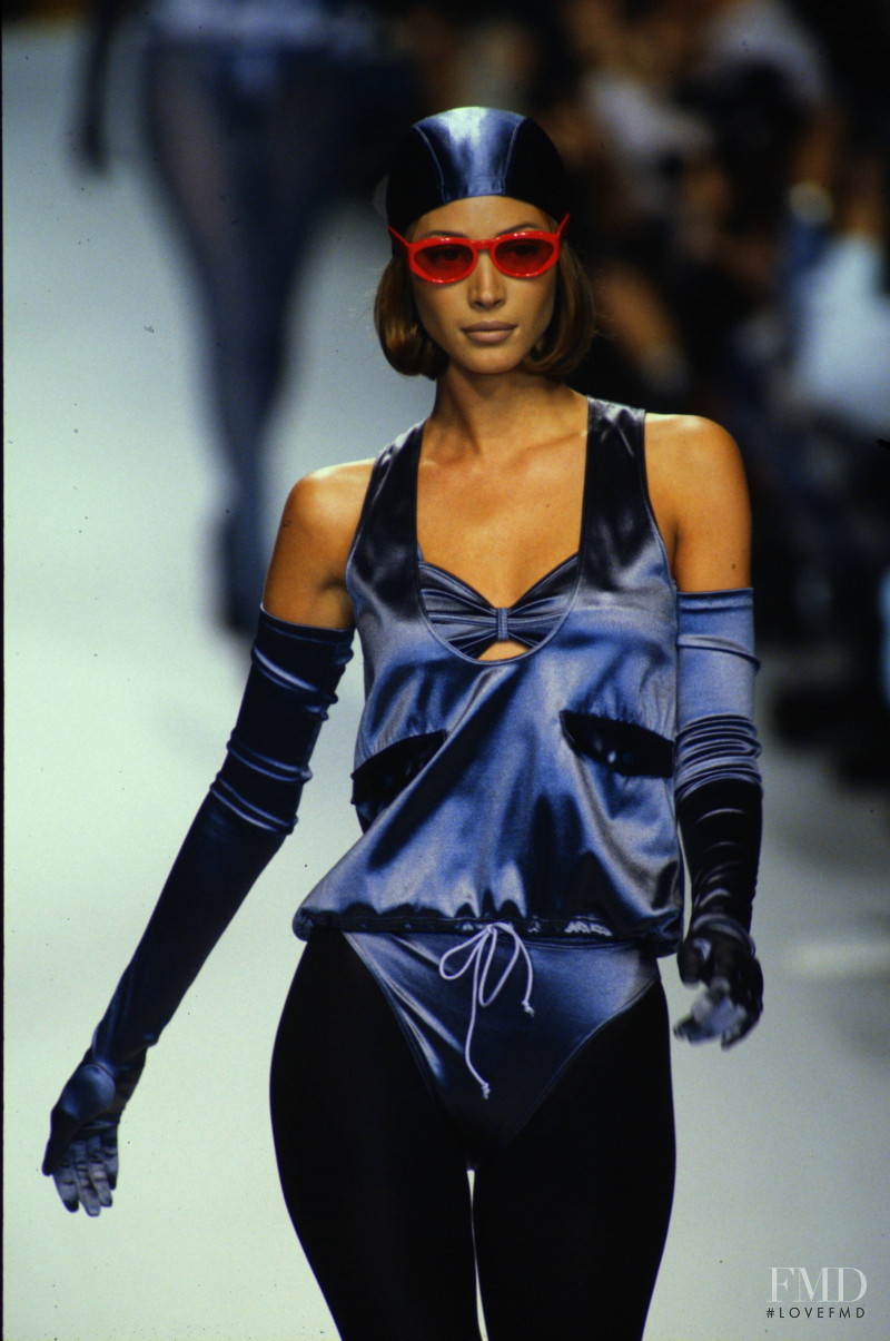 Christy Turlington featured in  the Karl Lagerfeld fashion show for Spring/Summer 1992