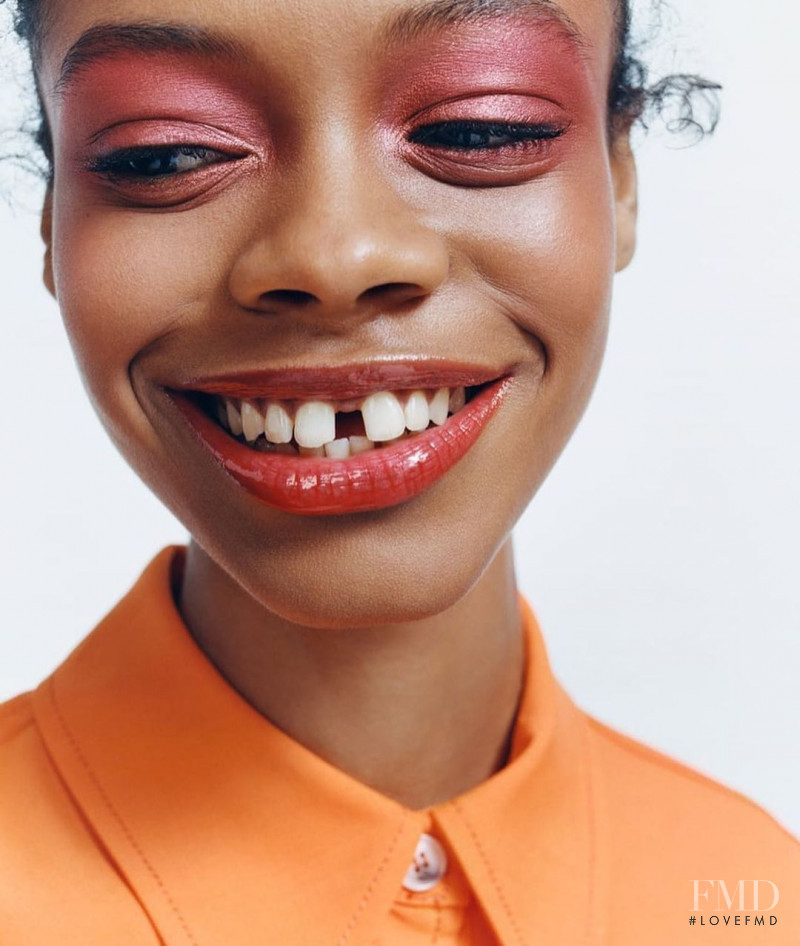 Aaliyah Hydes featured in  the Zara Zara Beauty Stories 2021 advertisement for Spring/Summer 2021