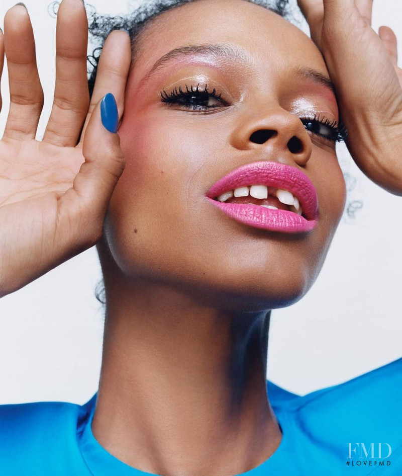 Aaliyah Hydes featured in  the Zara Zara Beauty Stories 2021 advertisement for Spring/Summer 2021