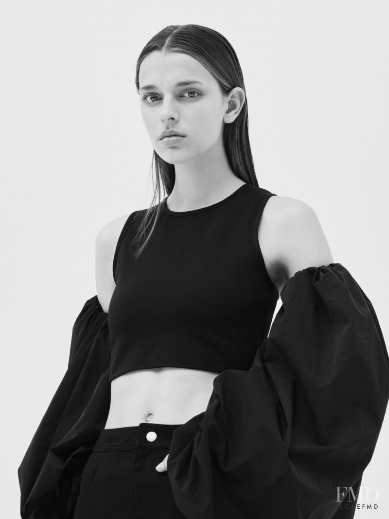 Merel Zoet featured in  the Adelbel lookbook for Spring/Summer 2020